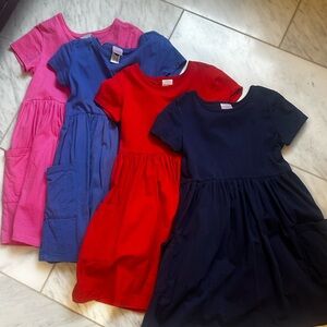 Hanna Andersson girls cotton dresses